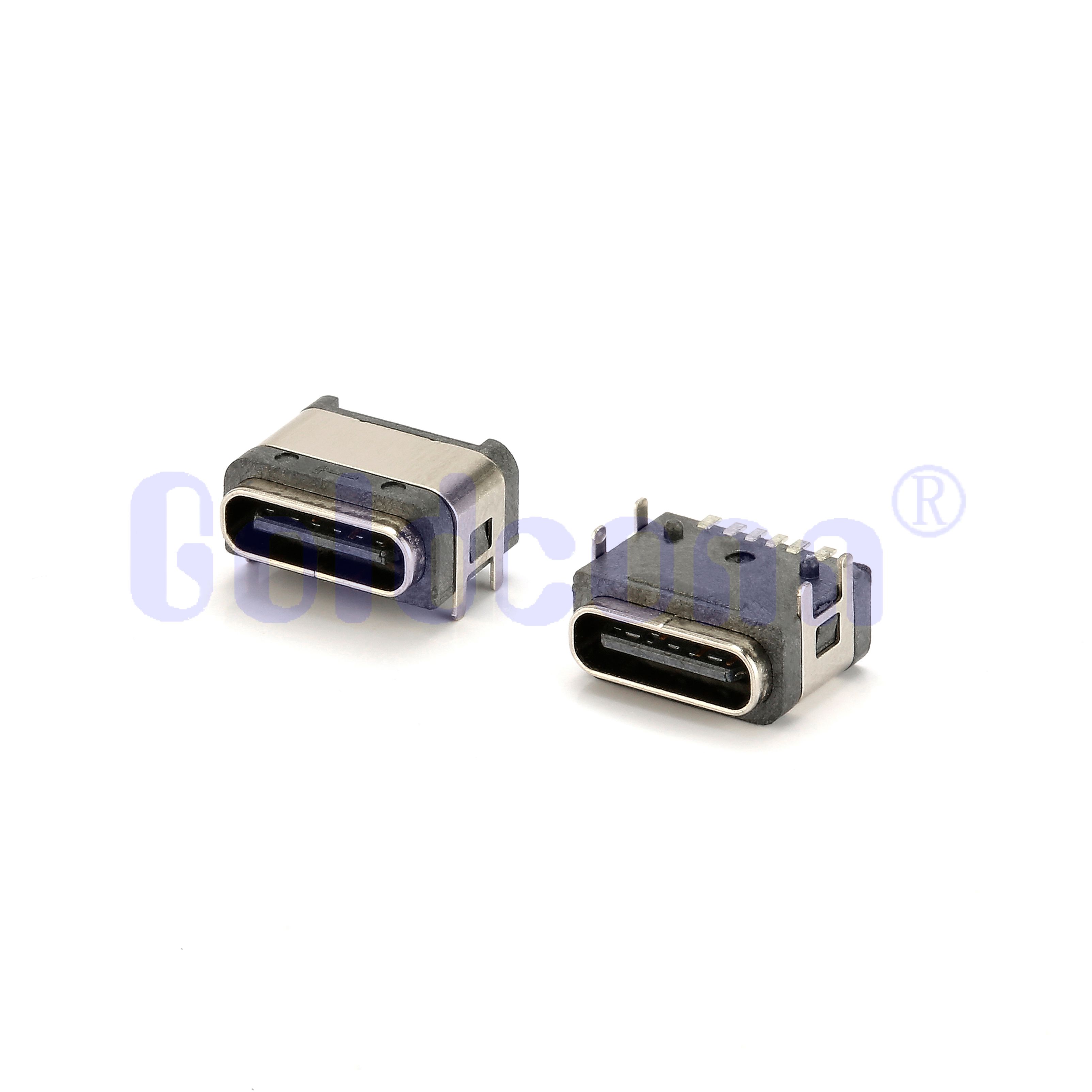 CF158-06LB01R-99 TIPO C USB 6PIN COLLO HEMBRA FEMPRESA SMT