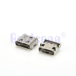 CF324-013SCB12R Tipo C USB 4.0 Hundimiento SMT del conector de 24 pines, carcasa doble, doble montaje