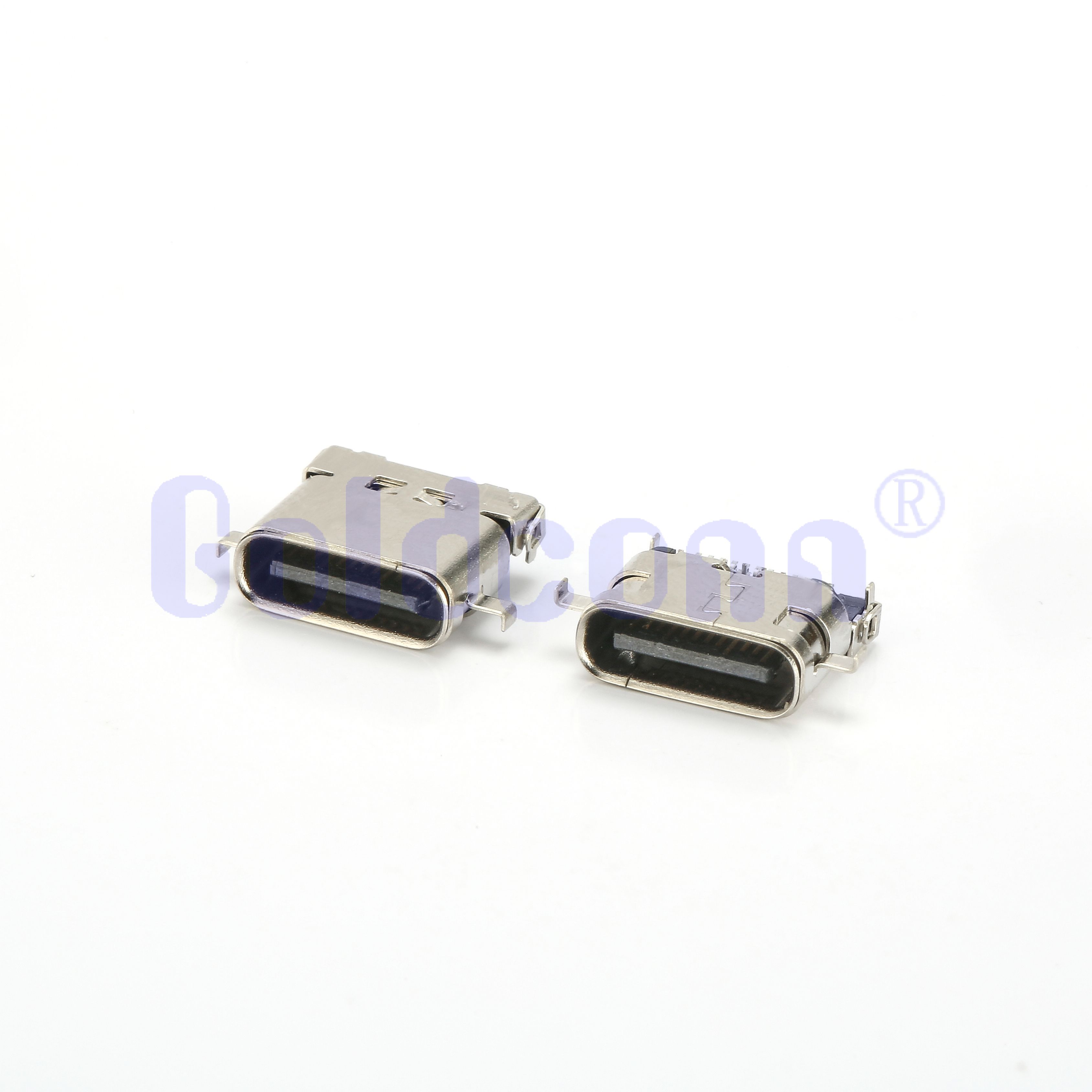 CF051-24LB02R-C3 Tipo C TID USB USB 24 pin Conector femenino Doble caparazón