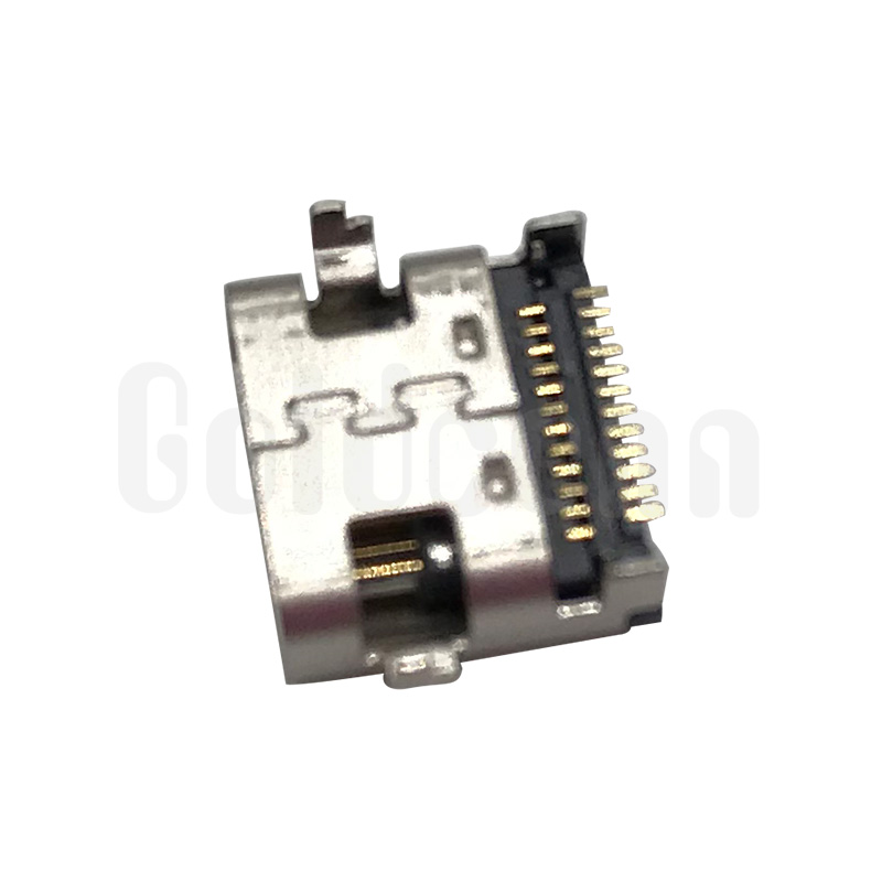 ACF008-1H1H1A103-OHR TIPO C USB 24 PIN FEMBRA DOBLE PLACA DE HAMA 0.8-14