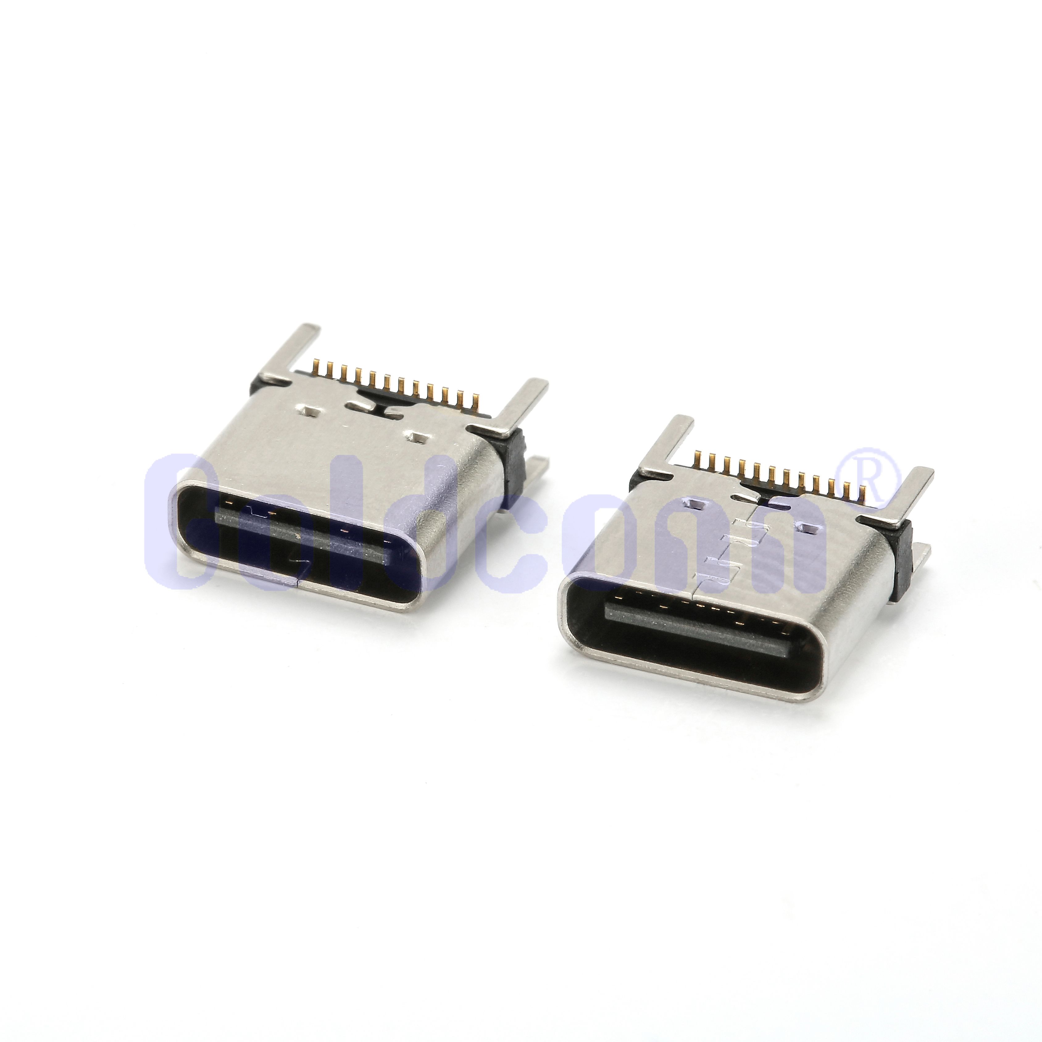 CF124-001SNB12R-F8 TIPO C USB HEMBRA 24 PIN VERTICAL, DUAL FILA, SMT