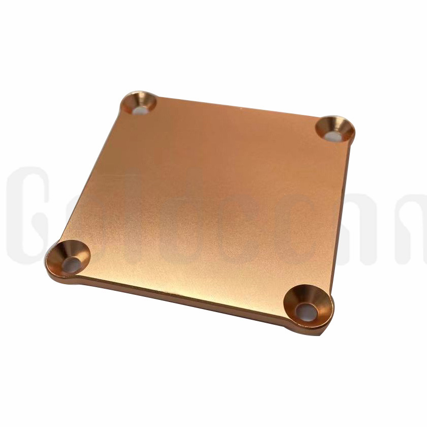 Disipador térmico de cobre Skiving Fin fabricado por Goldconn