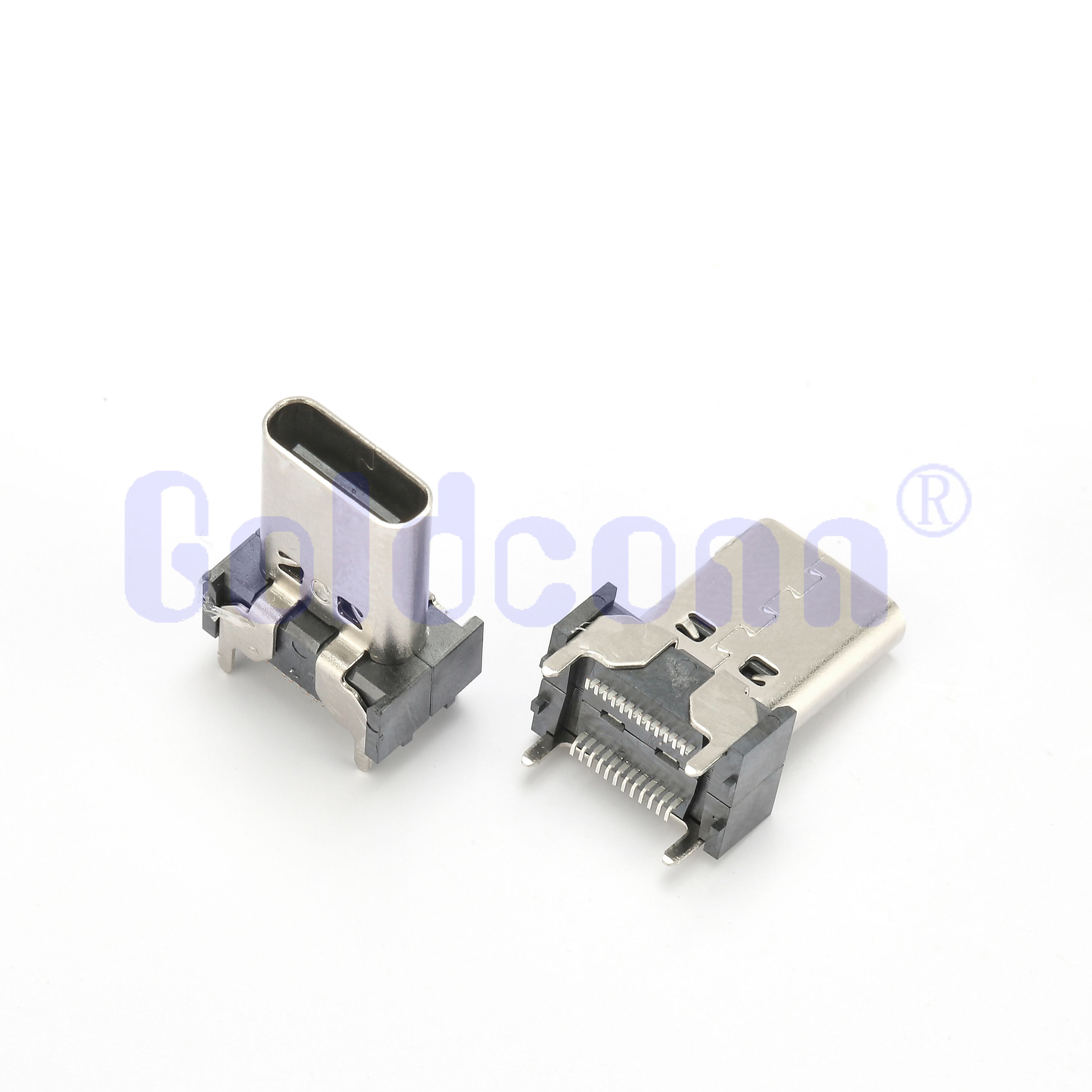 CF103-24LB01R-C3 TIPO C USB HEMBRA 24 PIN VERTICAL, DUAL FILA, SMT